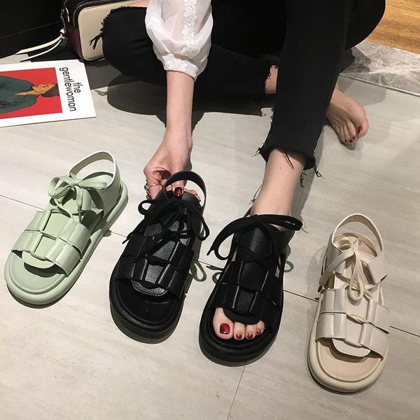 women's comfortable sandals shoes woman peep-toe slip-on flat casual female sandalias 2021 summer fashion rome, Black
women's comfortable sandals shoes woman peep-toe slip-on flat casual female sandalias 2021 summer fashion rome, Black