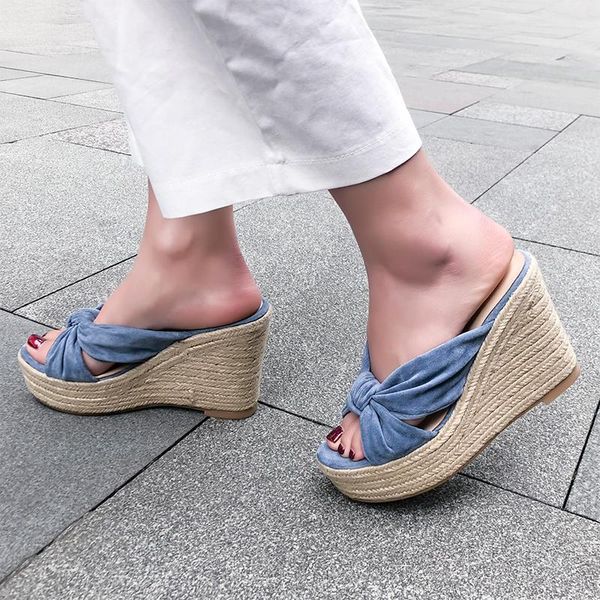 slippers arden furtado summer fashion women's shoes classics elegant concise blue waterproof wedges bow-tie, Black
slippers arden furtado summer fashion women's shoes classics elegant concise blue waterproof wedges bow-tie, Black