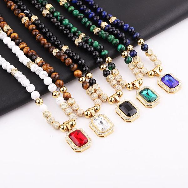 hip hop luxury cz pave ball natural stone tiger eye 316l stainless steel crystal charm pendant necklace jewelry gift men women necklaces, Silver
hip hop luxury cz pave ball natural stone tiger eye 316l stainless steel crystal charm pendant necklace jewelry gift men women necklaces, Silver