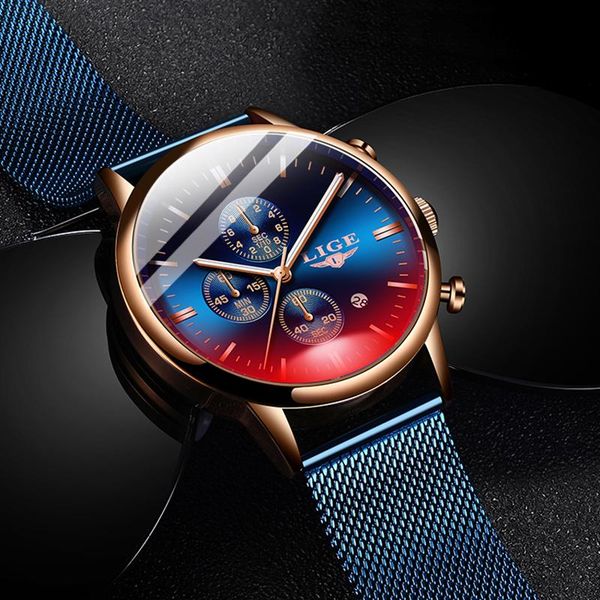 wristwatches 2021 lige unique mens watch stainless steel mesh belt watches for men casual sport chronograph waterproof quartz wrist, Slivery;brown
wristwatches 2021 lige unique mens watch stainless steel mesh belt watches for men casual sport chronograph waterproof quartz wrist, Slivery;brown