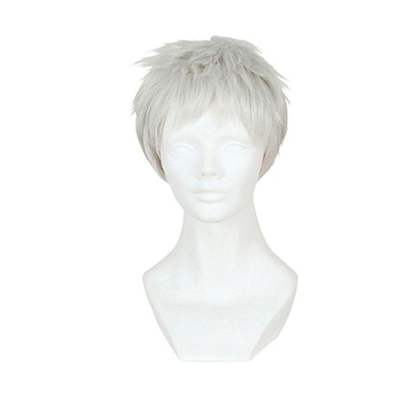 game ow soldier 76 cosplay wigs sliver white short high-temperature fiberhair jack morrison role play costume wig, Black
game ow soldier 76 cosplay wigs sliver white short high-temperature fiberhair jack morrison role play costume wig, Black