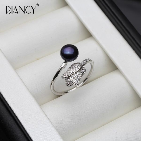 cluster rings fashion black natural freshwater pearl for women flowers jewelry engagement wedding gift, Golden;silver
cluster rings fashion black natural freshwater pearl for women flowers jewelry engagement wedding gift, Golden;silver