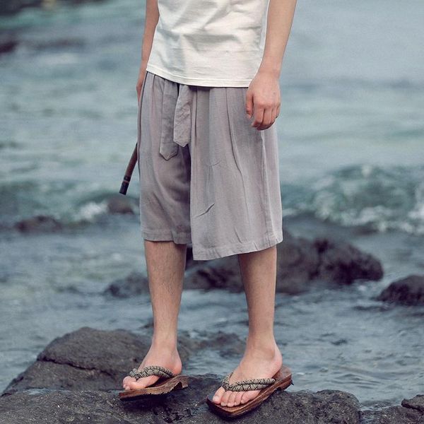 men's pants m--3xl 2021 male summer lacing fluid vintage chinese style loose linen knee-length clothes clothing, Black
men's pants m--3xl 2021 male summer lacing fluid vintage chinese style loose linen knee-length clothes clothing, Black