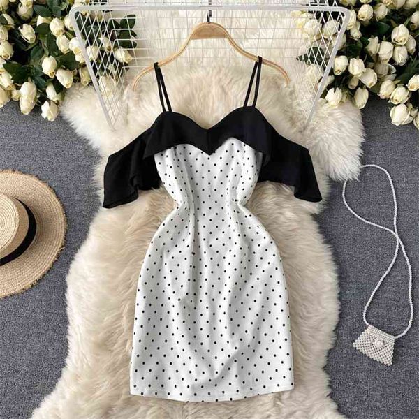 women summer fashion slash neck short sleeve hollow ruffled slim sweet polka dot holiday mini dress vestidos s658 210527, Black;gray
women summer fashion slash neck short sleeve hollow ruffled slim sweet polka dot holiday mini dress vestidos s658 210527, Black;gray