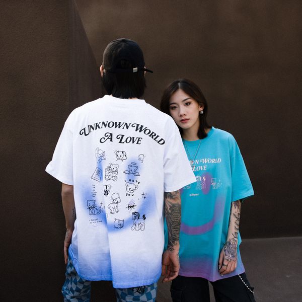vamtac 2021 spring and summer new short sleeve street style gradual change smiling face printing fashion brand couple loose t-shirt, White;black
vamtac 2021 spring and summer new short sleeve street style gradual change smiling face printing fashion brand couple loose t-shirt, White;black