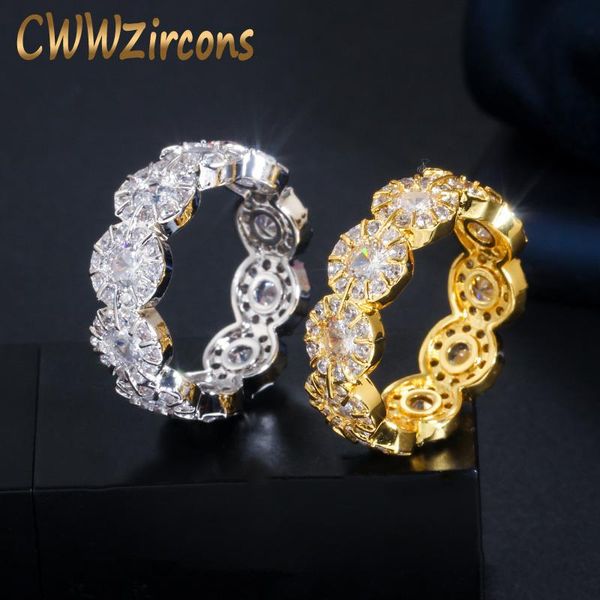 cluster rings cwwzircons designer yellow gold and silver color round cubic zirconia engagement wedding ring for women party jewelry r160, Golden;silver
cluster rings cwwzircons designer yellow gold and silver color round cubic zirconia engagement wedding ring for women party jewelry r160, Golden;silver