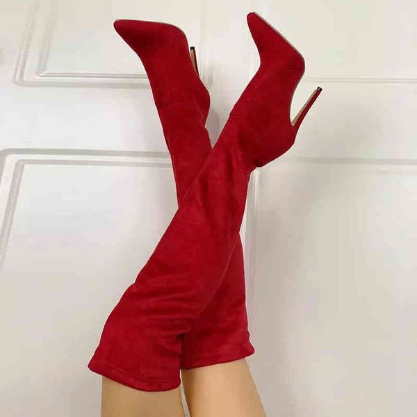 boots fashion long women suede pointed toe over the knee thin high heels shoes autumn winter red boot bhkh, Black
boots fashion long women suede pointed toe over the knee thin high heels shoes autumn winter red boot bhkh, Black