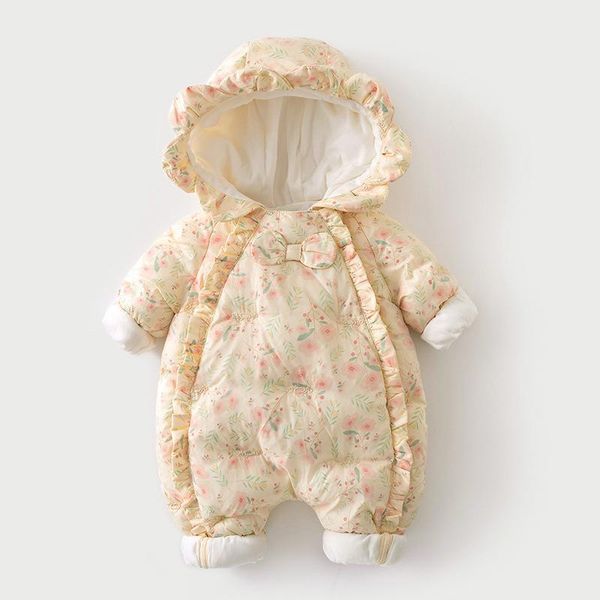jumpsuits baby winter padded clothes born cotton romper floral sun hat thick warm girl one-piece, Blue
jumpsuits baby winter padded clothes born cotton romper floral sun hat thick warm girl one-piece, Blue
