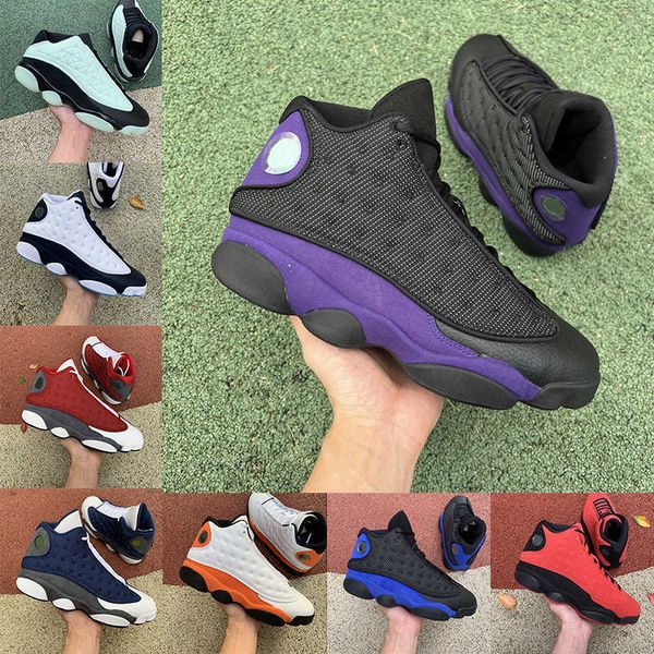 jumpman 13 men basketball shoes 13s court purple obsidian del sol reverse bred hyper royal red flint starfish chicago mens trainers sports 
jumpman 13 men basketball shoes 13s court purple obsidian del sol reverse bred hyper royal red flint starfish chicago mens trainers sports