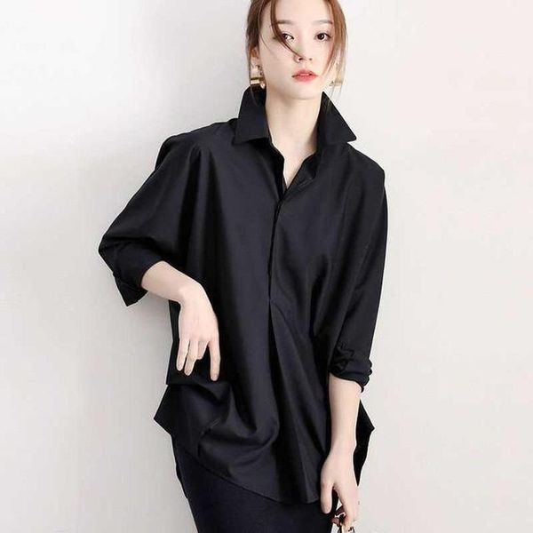women's blouses & shirts white women summer 2021 turn-down collar long-sleeved loose elegant office lady outwear
women's blouses & shirts white women summer 2021 turn-down collar long-sleeved loose elegant office lady outwear