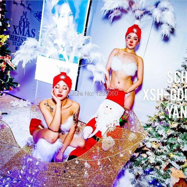 party decoration wyy nightclub catwalk show models lady cute costume with feather headwear christmas valentine's day bikini dance suit
party decoration wyy nightclub catwalk show models lady cute costume with feather headwear christmas valentine's day bikini dance suit
