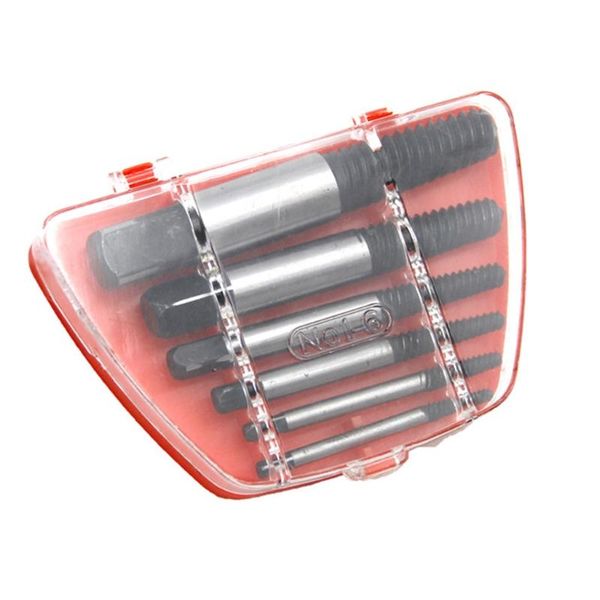 professional hand tool sets 157a 5/6/8pcs screw extractor easy out drill bits remover set for damaged broken bolt faucet water pipe
professional hand tool sets 157a 5/6/8pcs screw extractor easy out drill bits remover set for damaged broken bolt faucet water pipe
