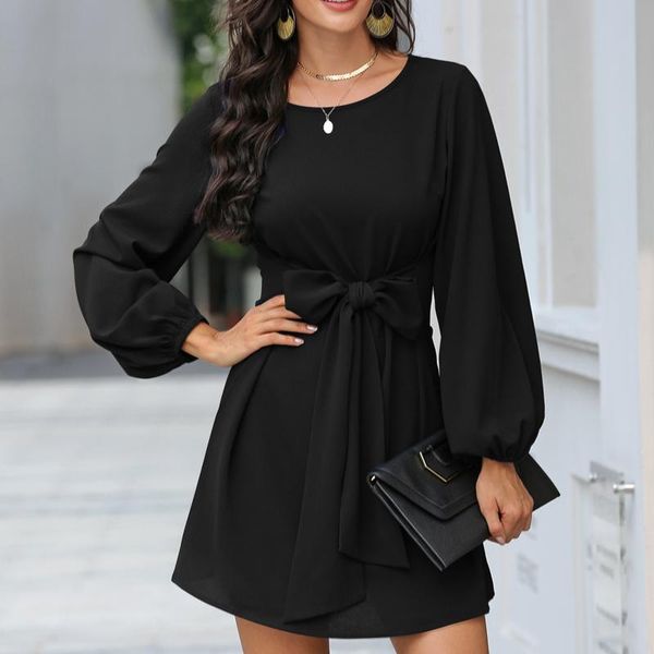 casual dresses woman dress autumn winter style slim waist bat sleeve student long solid color female fashion vestido mujer#40, Black;gray
casual dresses woman dress autumn winter style slim waist bat sleeve student long solid color female fashion vestido mujer#40, Black;gray