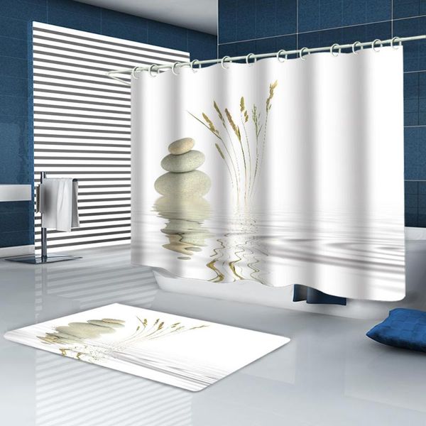 shower curtains stones and white lotus in water curtain set zen spa bathroom waterproof extra long polyester bathtub decor cloth screen
shower curtains stones and white lotus in water curtain set zen spa bathroom waterproof extra long polyester bathtub decor cloth screen