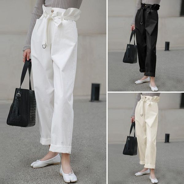 fashion belt pants vonda women solid autumn casual loose trousers zipper pantalon high elastic waist palazzo5xl turnip women's & capris, Black;white
fashion belt pants vonda women solid autumn casual loose trousers zipper pantalon high elastic waist palazzo5xl turnip women's & capris, Black;white