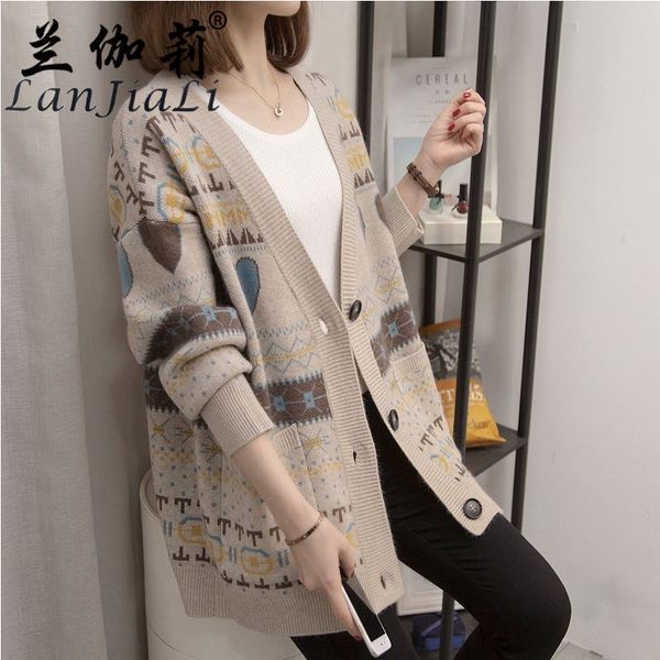 women's sweaters coat knitted and crocheted with a v-neck for autumn winter, women's cardigan released in lazy, coarse, retro styl, White;black
women's sweaters coat knitted and crocheted with a v-neck for autumn winter, women's cardigan released in lazy, coarse, retro styl, White;black