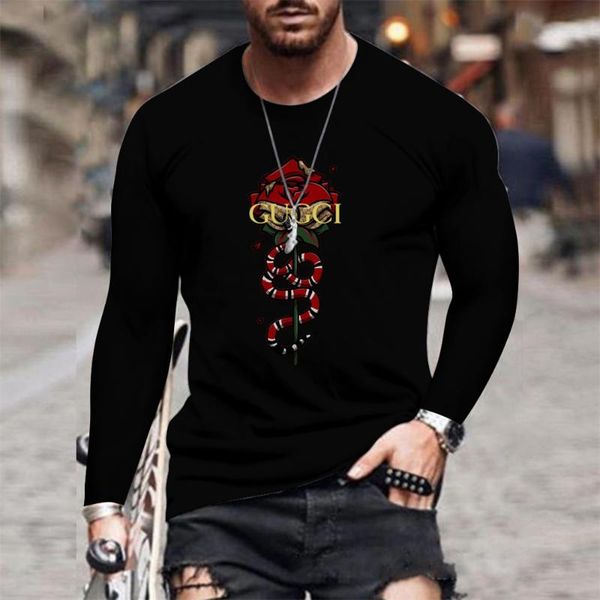 men's t-shirts 2021 summer 3d gu classic flowers harajuku fashion round neck long-sleeved casual t-shirt, White;black
men's t-shirts 2021 summer 3d gu classic flowers harajuku fashion round neck long-sleeved casual t-shirt, White;black