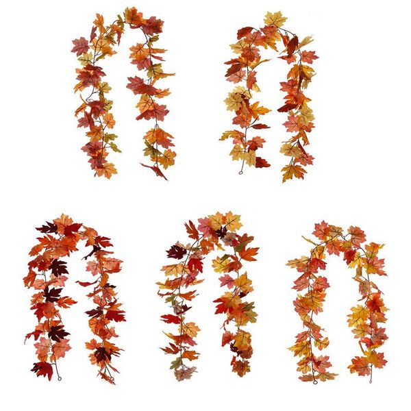 decorative flowers & wreaths 175cm artificial rattan halloween decoration ornament thanksgiving autumn leaves wall hanging fall d
decorative flowers & wreaths 175cm artificial rattan halloween decoration ornament thanksgiving autumn leaves wall hanging fall d