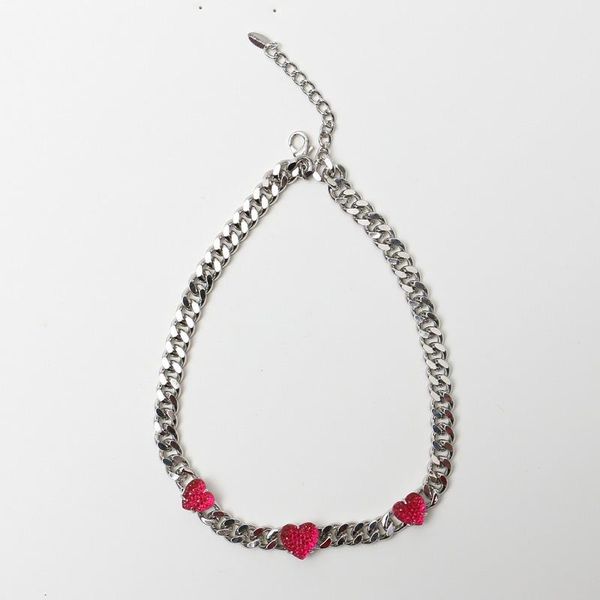 pendant necklaces european and american design sense bright sweetheart necklace light luxury niche love clavicle chain, Silver
pendant necklaces european and american design sense bright sweetheart necklace light luxury niche love clavicle chain, Silver