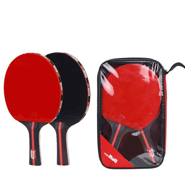 table tennis raquets two bat racket in long handle pong paddle set with bag 3 balls suitable for beginners high elasticity
table tennis raquets two bat racket in long handle pong paddle set with bag 3 balls suitable for beginners high elasticity