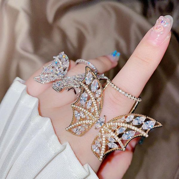 cluster rings 2021 charm lace butterfly luxury fashion 925 sterling silver zircon engagement wedding eternity for women adjustable, Golden;silver
cluster rings 2021 charm lace butterfly luxury fashion 925 sterling silver zircon engagement wedding eternity for women adjustable, Golden;silver