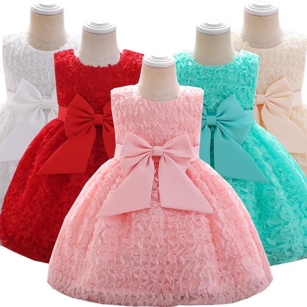 girl's dresses toddler bow dress for baby girl christening gown first 1st birthday prom party wedding clothes infant vestidos, Red;yellow
girl's dresses toddler bow dress for baby girl christening gown first 1st birthday prom party wedding clothes infant vestidos, Red;yellow