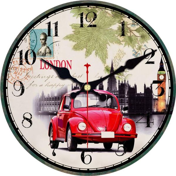 inch wooden wall clock london british flag large clocks vintage retro street old car silent round
inch wooden wall clock london british flag large clocks vintage retro street old car silent round