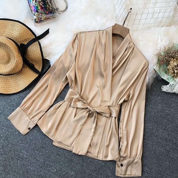 women's blouses & shirts urban ladies poplin v-neck waistband blouse female satins sashes drawstring lantern sleeves shirt fashion suit, White
women's blouses & shirts urban ladies poplin v-neck waistband blouse female satins sashes drawstring lantern sleeves shirt fashion suit, White