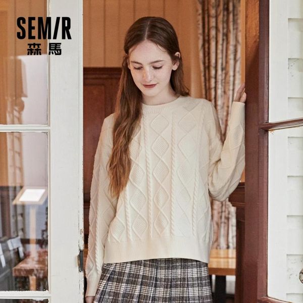 women's sweaters sweater women winter korean retro o neck long sleeve cable woman pullover, White;black
women's sweaters sweater women winter korean retro o neck long sleeve cable woman pullover, White;black