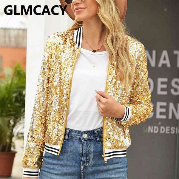 women sequin jackets glitter long sleeve coats elegant spring outwear office ladies solid streetwear 210922, Black;brown
women sequin jackets glitter long sleeve coats elegant spring outwear office ladies solid streetwear 210922, Black;brown