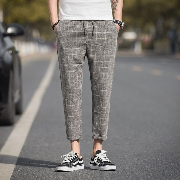 men's pants men casual slim fit spring/summer nine-cent korean version of cottonharlan mens business, Black
men's pants men casual slim fit spring/summer nine-cent korean version of cottonharlan mens business, Black