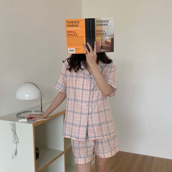 ins net red pajamas women sleepwear summer thin short-sleeved shorts five-point pants two-piece suit spring and autumn sweet home service ca, White
ins net red pajamas women sleepwear summer thin short-sleeved shorts five-point pants two-piece suit spring and autumn sweet home service ca, White