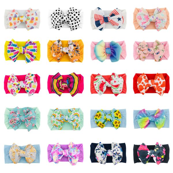 baby headband soft nylon jacquard flower watermelon flag big bow hair accessory turban hairband super stretch girl wide bands, Slivery;white
baby headband soft nylon jacquard flower watermelon flag big bow hair accessory turban hairband super stretch girl wide bands, Slivery;white