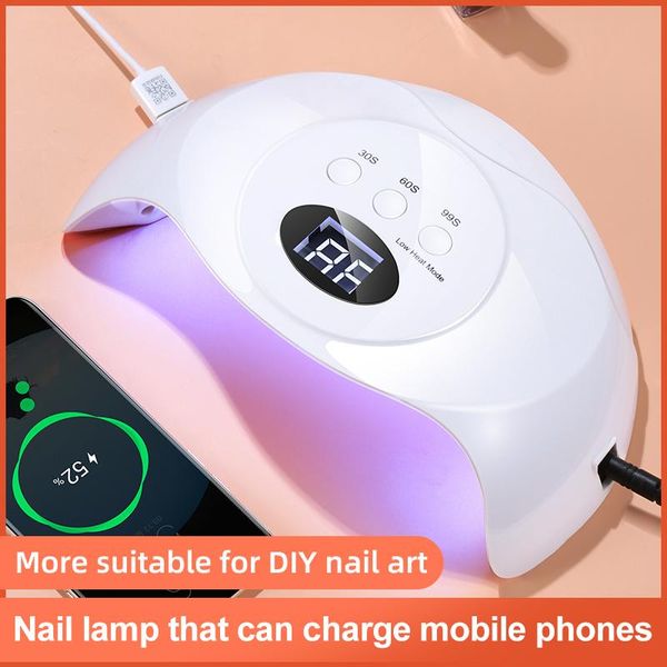 nail dryers 48w digital display lamp smart sensor light therapy dryer usb charging machine for polish art
nail dryers 48w digital display lamp smart sensor light therapy dryer usb charging machine for polish art