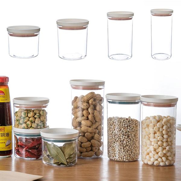 storage bottles & jars airtight jar household whole grains kitchen box food grade with lid snack nut dry goods
storage bottles & jars airtight jar household whole grains kitchen box food grade with lid snack nut dry goods