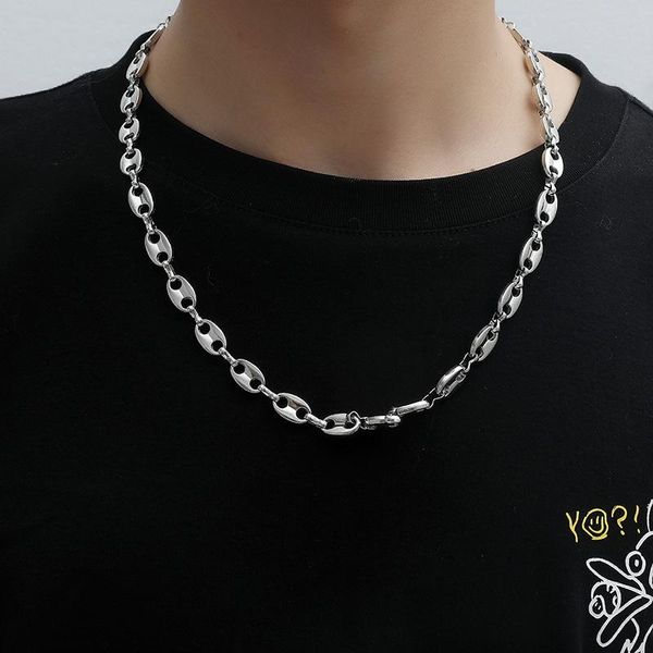 pendant necklaces 1.5cm * 1cm coffee bean iced cz pig nose necklace and bracelet men's hip hop jewelry, Silver
pendant necklaces 1.5cm * 1cm coffee bean iced cz pig nose necklace and bracelet men's hip hop jewelry, Silver