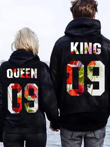women's hoodies & sweatshirts autumn and winter product 09 printed hooded long sleeve couples loose pullover sweatershirt women, Black
women's hoodies & sweatshirts autumn and winter product 09 printed hooded long sleeve couples loose pullover sweatershirt women, Black