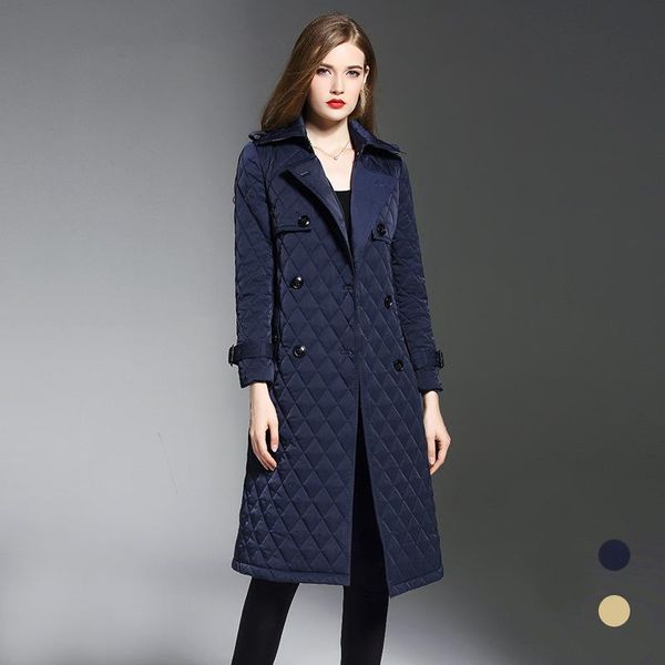 women's trench coats 2021 spring autumn long trend winter coat padded cotton jacket outwear warm parka down women rhombus, Tan;black
women's trench coats 2021 spring autumn long trend winter coat padded cotton jacket outwear warm parka down women rhombus, Tan;black