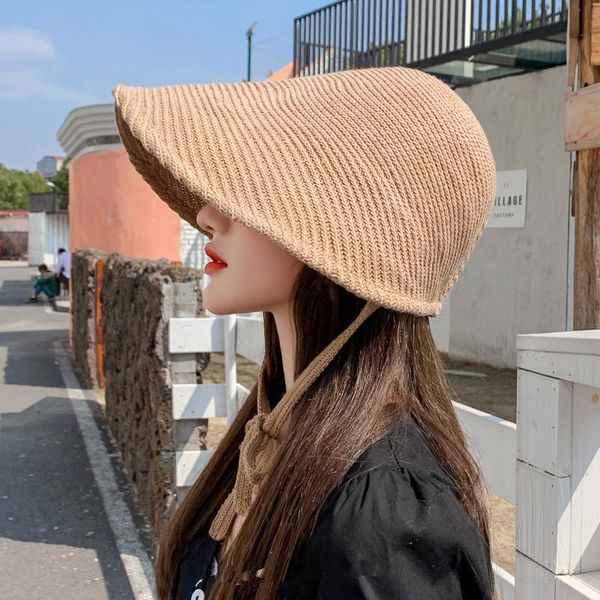 wide brim hats fashion japanese women's sun hat lolita sweet girl lady knit bucket cap female summer holiday big outdoor women travel c, Blue;gray
wide brim hats fashion japanese women's sun hat lolita sweet girl lady knit bucket cap female summer holiday big outdoor women travel c, Blue;gray
