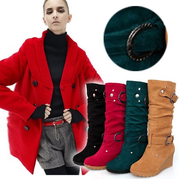 boots women's shoes snow winter warm middle martinas ankleboots round toe thicken wedges short bootie slip-on botas#1120, Black
boots women's shoes snow winter warm middle martinas ankleboots round toe thicken wedges short bootie slip-on botas#1120, Black