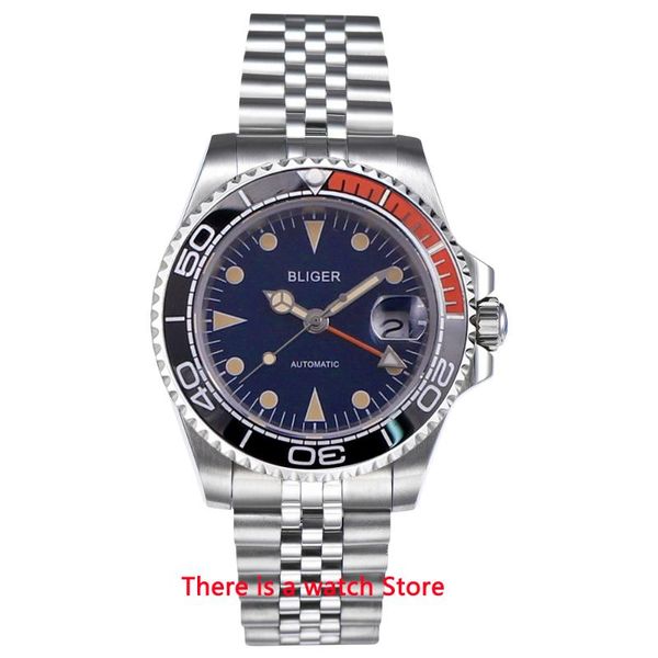 wristwatches bliger 40mm automatic mechanical watch men business sapphire crystal vintage gmt luminous waterproof calendar wristwatch, Slivery;brown
wristwatches bliger 40mm automatic mechanical watch men business sapphire crystal vintage gmt luminous waterproof calendar wristwatch, Slivery;brown