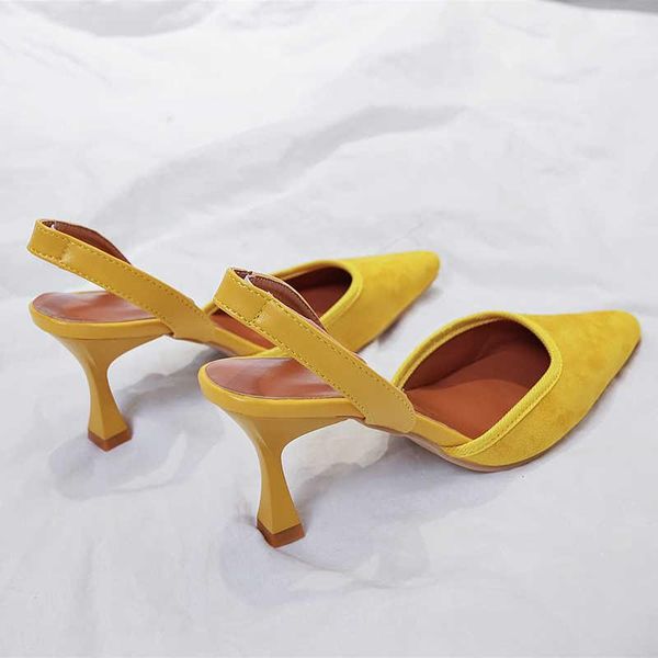 sandals 2021 women elegant pointed toe slingback summer office shoes woman fashion suede comfortable heels, Black
sandals 2021 women elegant pointed toe slingback summer office shoes woman fashion suede comfortable heels, Black