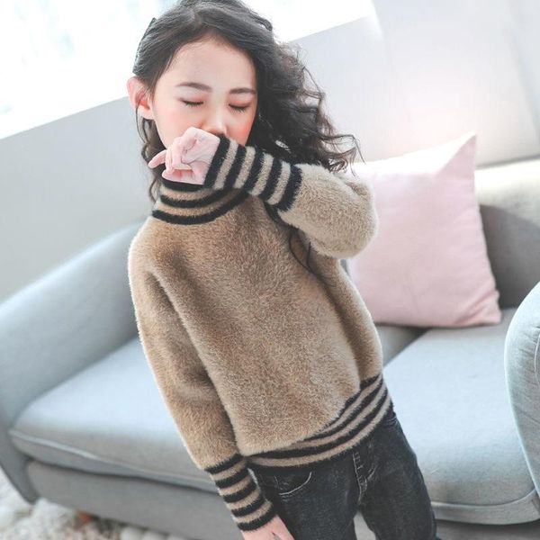 cardigan 2021 girls' sweaters winter wear style imitation mink jacket sweater 4-12 year old baby warm coat kids, Blue
cardigan 2021 girls' sweaters winter wear style imitation mink jacket sweater 4-12 year old baby warm coat kids, Blue