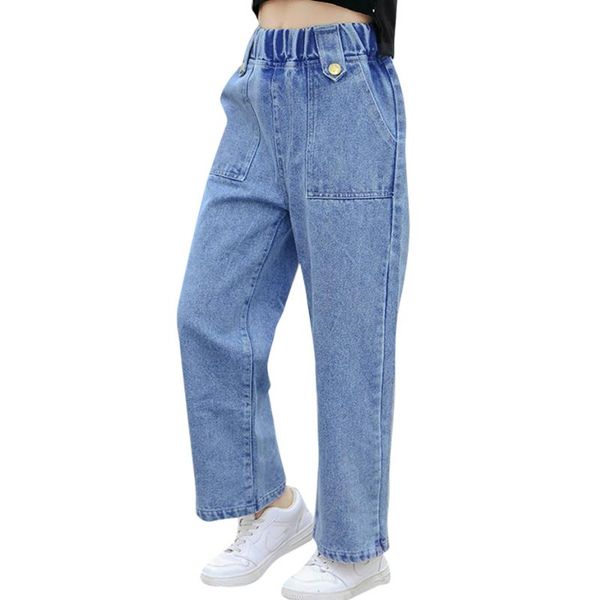 jeans girl solid color child spring autumn children's for girls casual style clothes 6 8 10 12, Blue
jeans girl solid color child spring autumn children's for girls casual style clothes 6 8 10 12, Blue