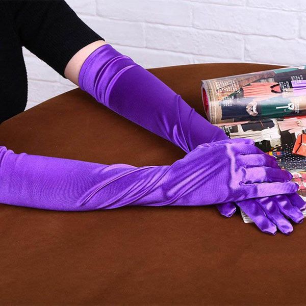 bridal gloves fancy pink bride long flapper evening opera yellow satin for women green stretchy purple party dance st214, White
bridal gloves fancy pink bride long flapper evening opera yellow satin for women green stretchy purple party dance st214, White