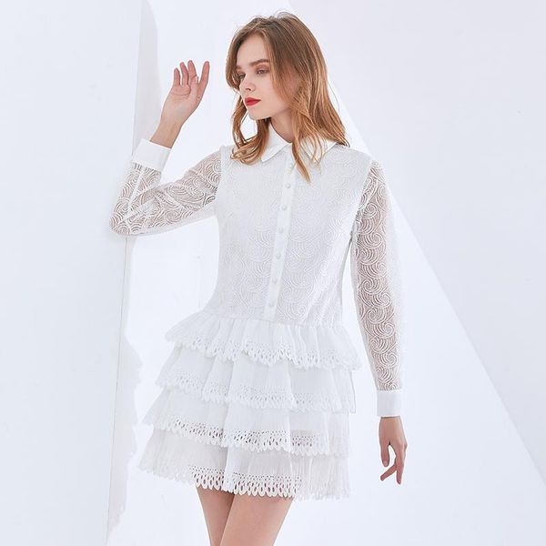 casual dresses ruffle mini dress for women lapel long sleeve high waist black patchwork female fashion clothing spring, Black;gray
casual dresses ruffle mini dress for women lapel long sleeve high waist black patchwork female fashion clothing spring, Black;gray