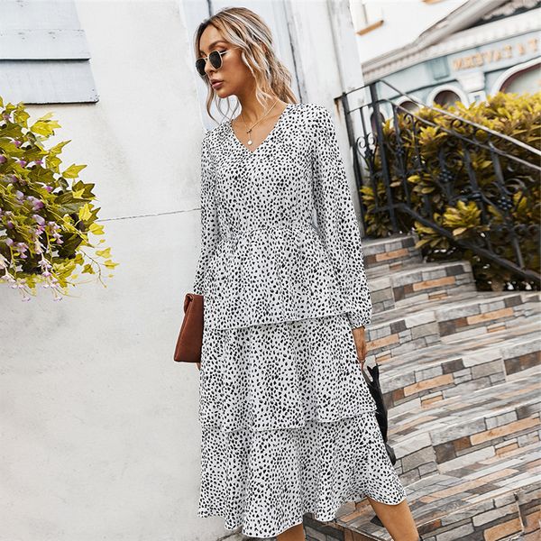 autunm winter fashion cascading ruffle print women 2020 new casual full sleeve slim mid calf dress female office lady, Black;gray
autunm winter fashion cascading ruffle print women 2020 new casual full sleeve slim mid calf dress female office lady, Black;gray