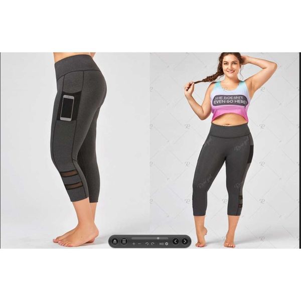 large size stretch sports fitness solid yoga pants hollow leggings capris, Black;white
large size stretch sports fitness solid yoga pants hollow leggings capris, Black;white