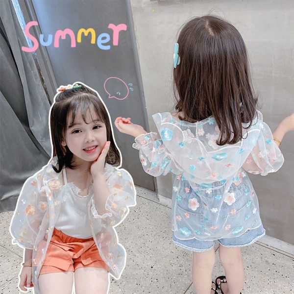 jackets summer thin girls coat lace flower embroidery hooded kids 2021 long sleeve cardigan children outwear 1-8 y, Blue;gray
jackets summer thin girls coat lace flower embroidery hooded kids 2021 long sleeve cardigan children outwear 1-8 y, Blue;gray