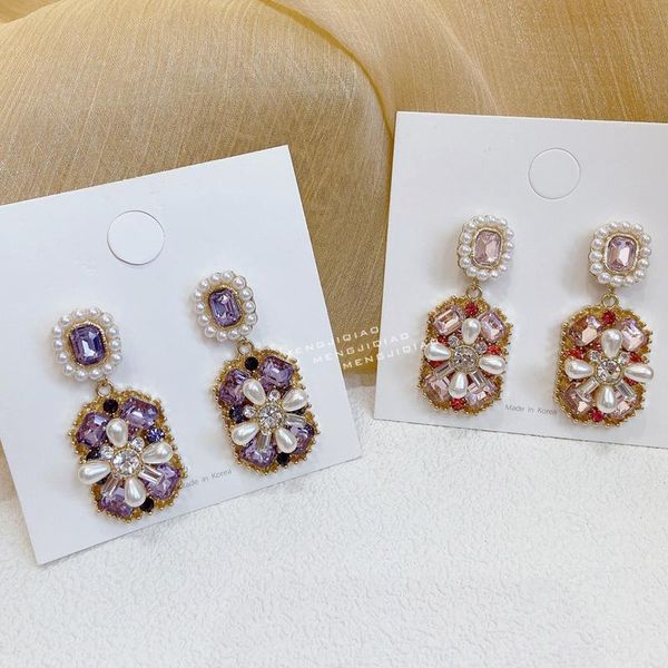 dangle & chandelier mengjiqiao korean luxury square crystal earrings for women girls fashion elegant pearl flower pendientes party jewelry, Silver
dangle & chandelier mengjiqiao korean luxury square crystal earrings for women girls fashion elegant pearl flower pendientes party jewelry, Silver